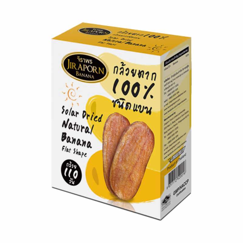 Jiraporn Solar Dried Banana Flat 240g