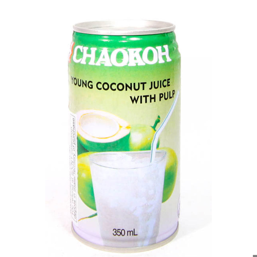 Chaokoh Young Coconut Juice Pulp Green 350mL