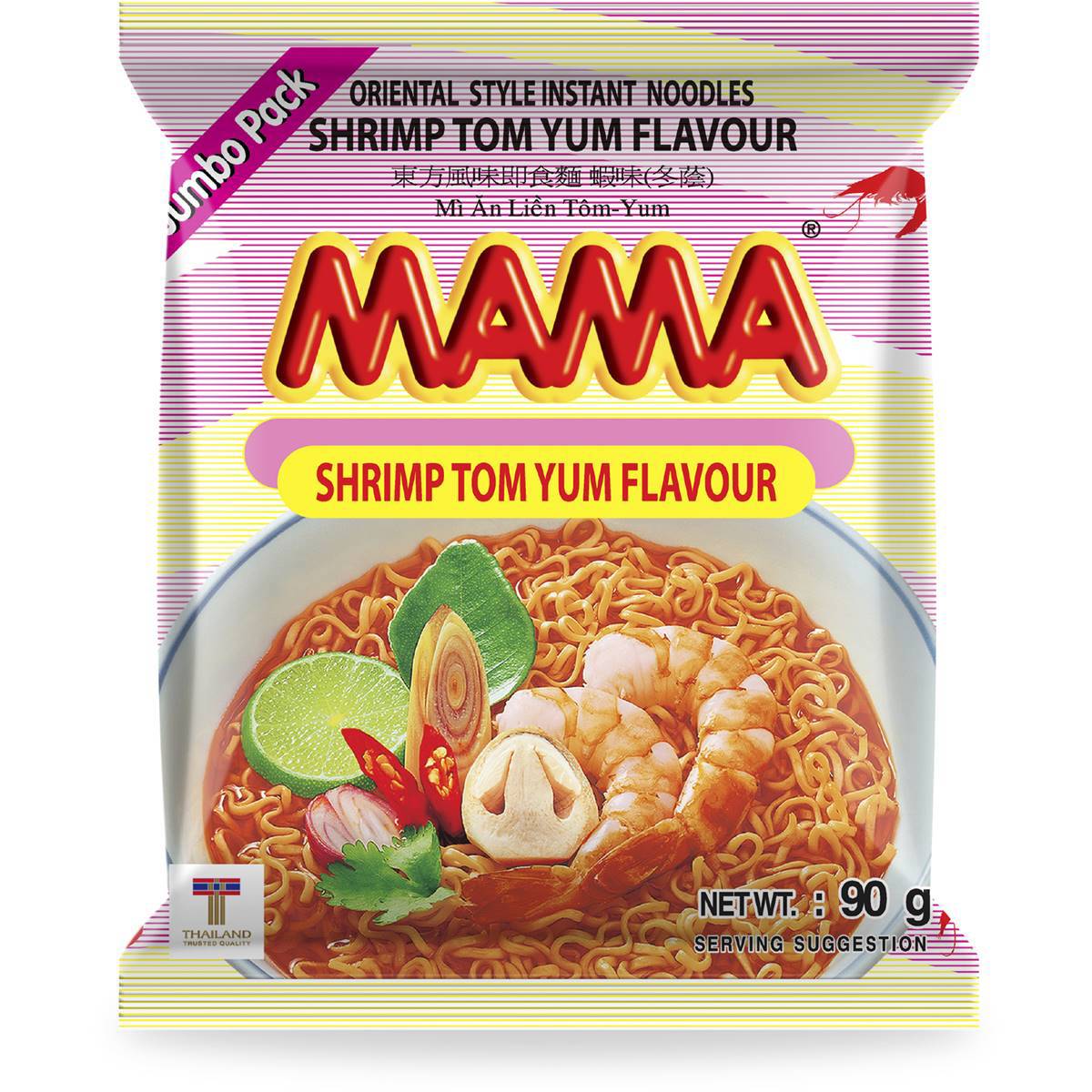 Mama Noodles Tom Yum Large 24x 95g