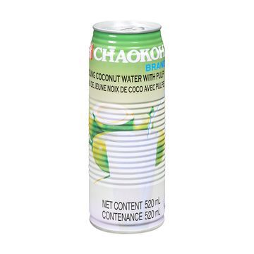 Chaokoh Young Coconut Juice Pulp Green 520mL