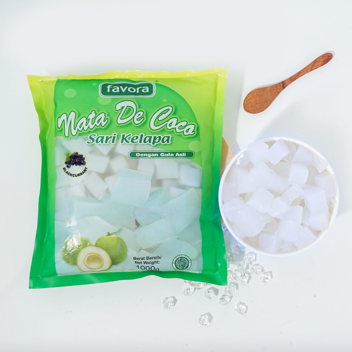 Favora Nata De Coco Blackcurrant 1kg