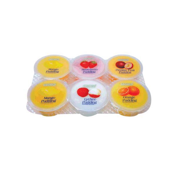 Cocon Nata De Coco Pudding Assorted 6x 80g