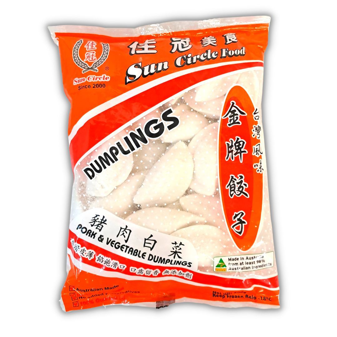 Pork & Vegetable Dumpling佳冠豬肉白菜水餃 - 600G X 24