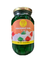 Gold Diamond Nata De Coco Coconut Gel Green 340g