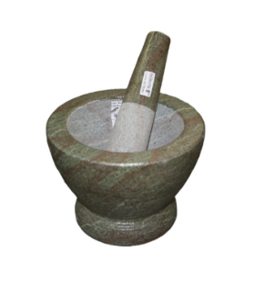 Indo Mortar Pestle Stone 26cm
