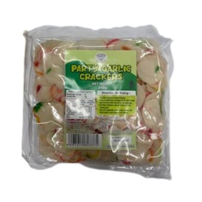 Gold Diamond Uncooked Crackers Garlic Party 250g