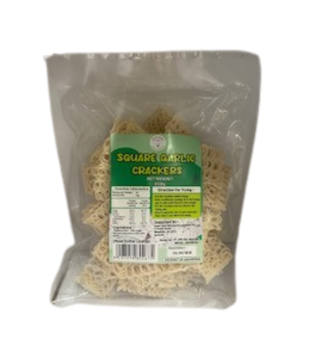 Gold Diamond Uncooked Crackers Garlic Square Pager 250g