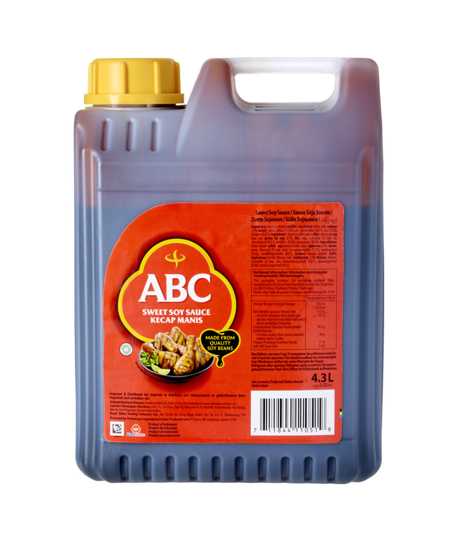 ABC Sweet Soy Sauce Ketjap Manis Plastic 6kg