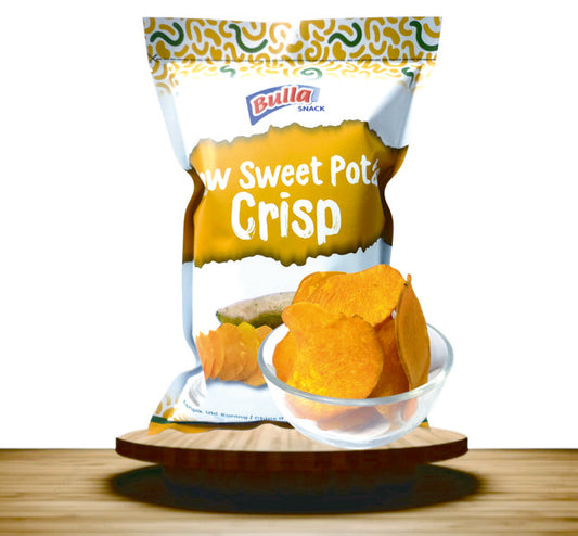Bulla Sweet Potato Chips Yellow Keripik Ubi Kuning 180g