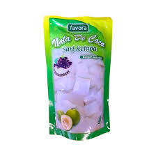 Favora Nata De Coco Blackcurrant 360g