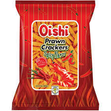 Oishi Prawn Crackers Spicy 90g