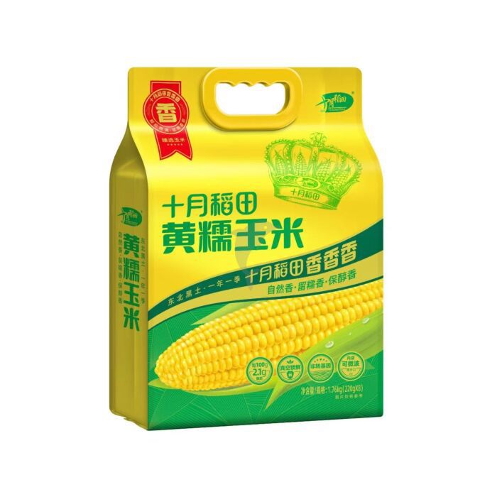 ShiyueDaotian Glutinous Corn Yellow 1.76KG 十月稻田牌黄糯玉米