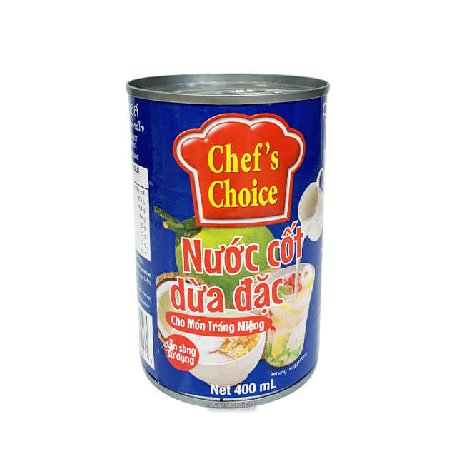 Chefs Choice Creamy Coconut Dessert Topping 400mL