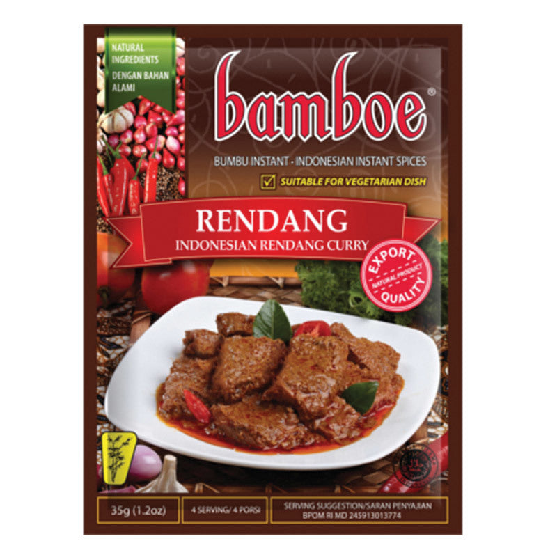Bamboe Seasoning Indonesian Rendang Curry 35g